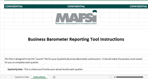 Easily Complete the Business Barometer with MAFSI's New Excel Tool